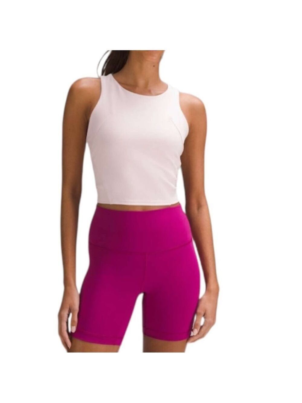 Lululemon Wunder Train Racerback Tank Top in flush pink 2
